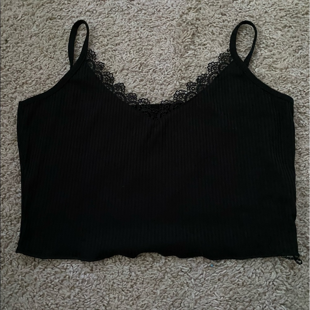 black crop top